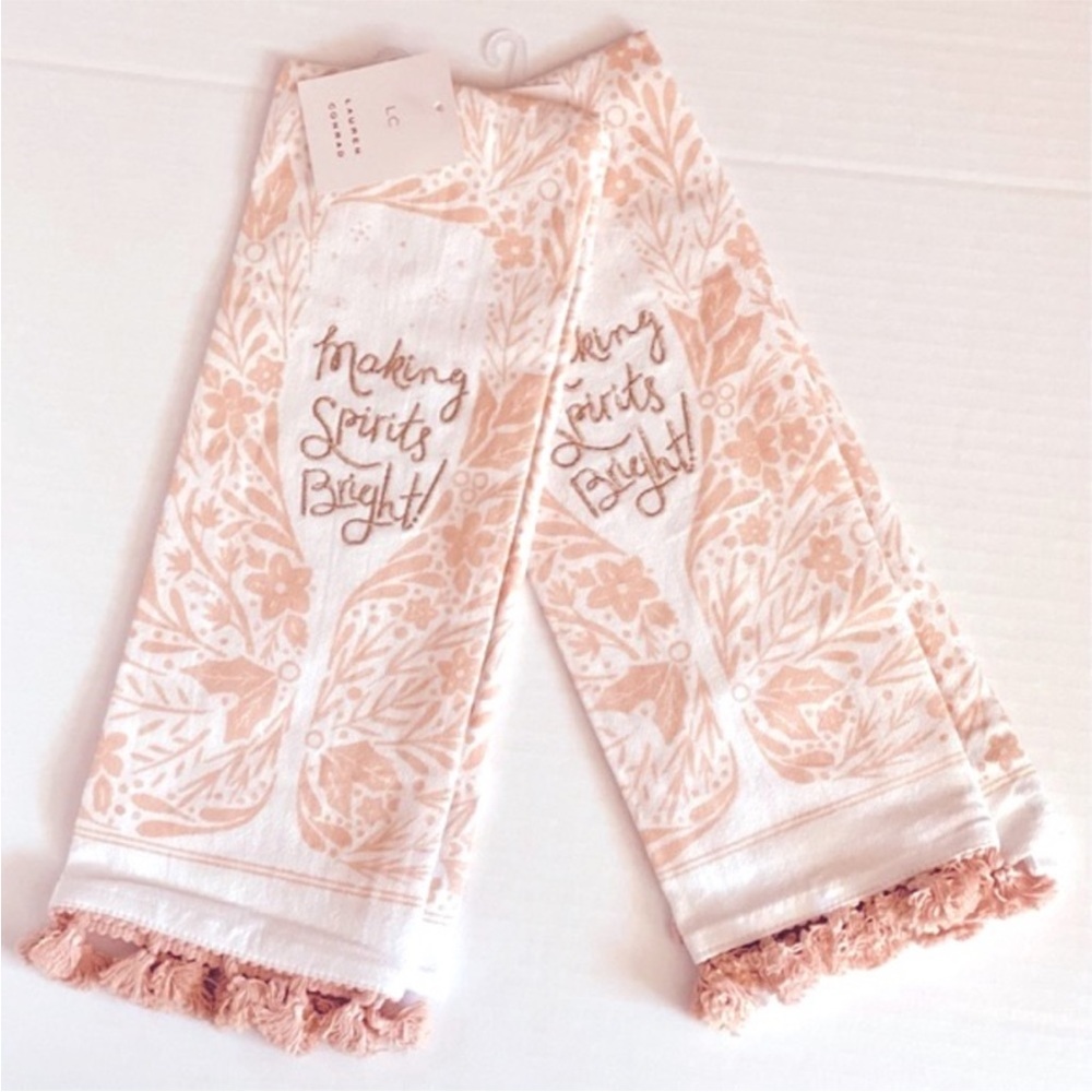 LC Lauren Conrad Making Spirits Bright Kitchen Towels Set of 2